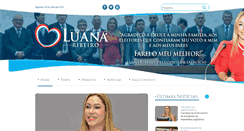 Desktop Screenshot of luanaribeiro.com.br